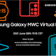Viewing info for the Samsung Galaxy MWC event